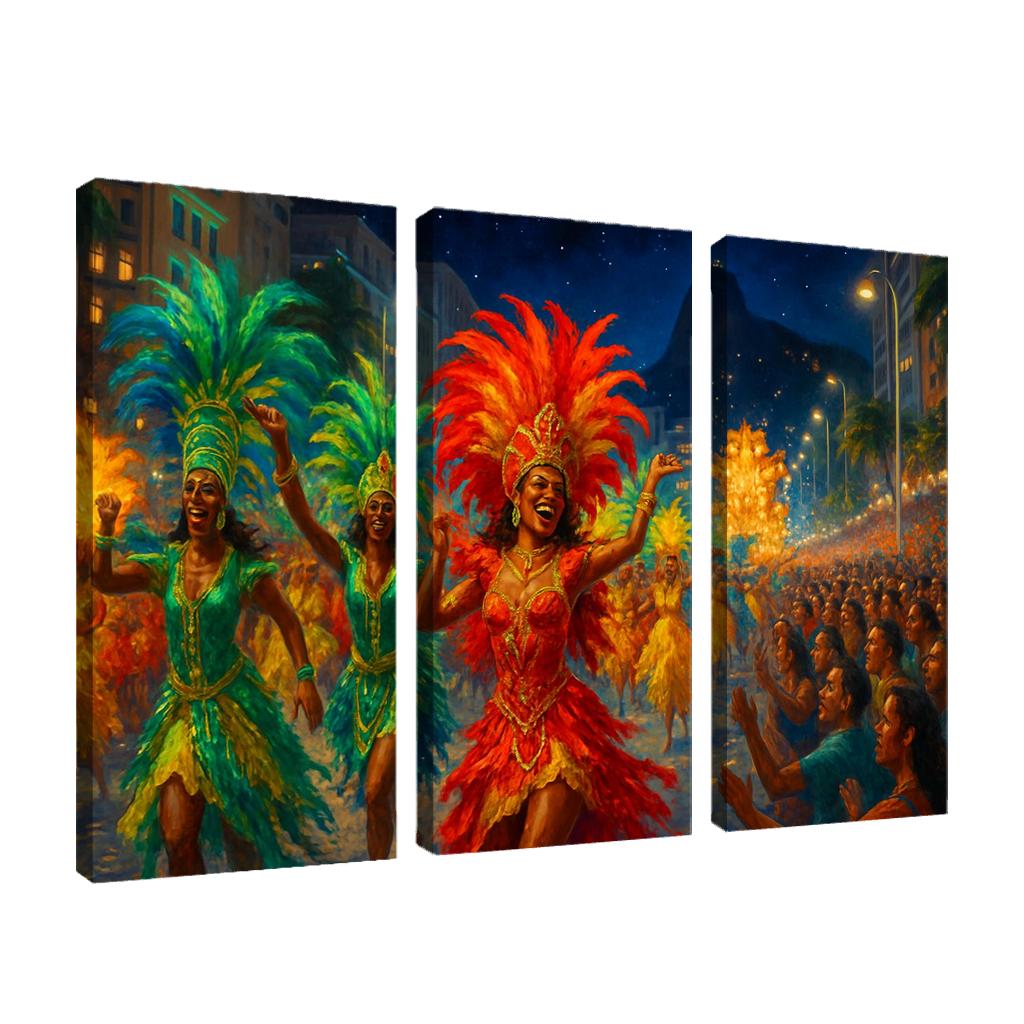 Rio Carnival - Brazil custom paintings frame
