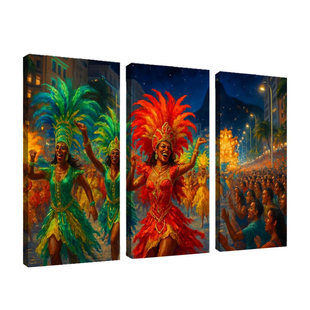 Rio Carnival - Brazil custom paintings frame