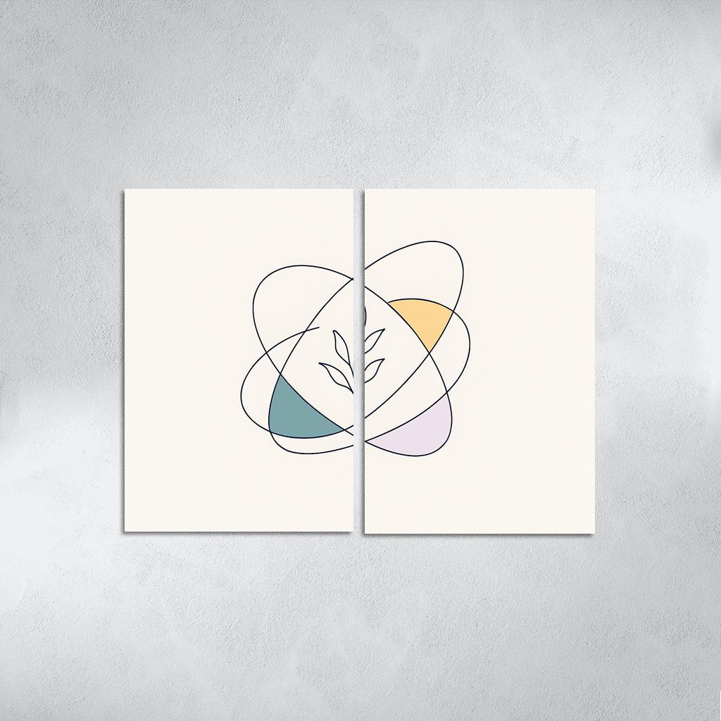 Orbiting Silence Symbols decor