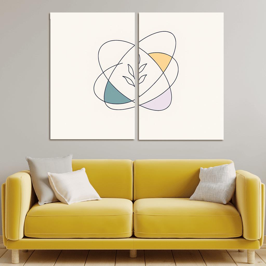 Orbiting Silence Symbols decor