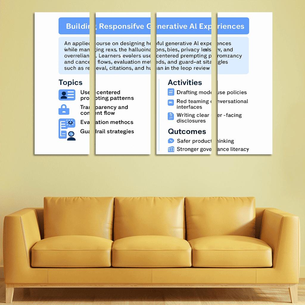 Ethical Design For Generative AI Products premium artwork frames
