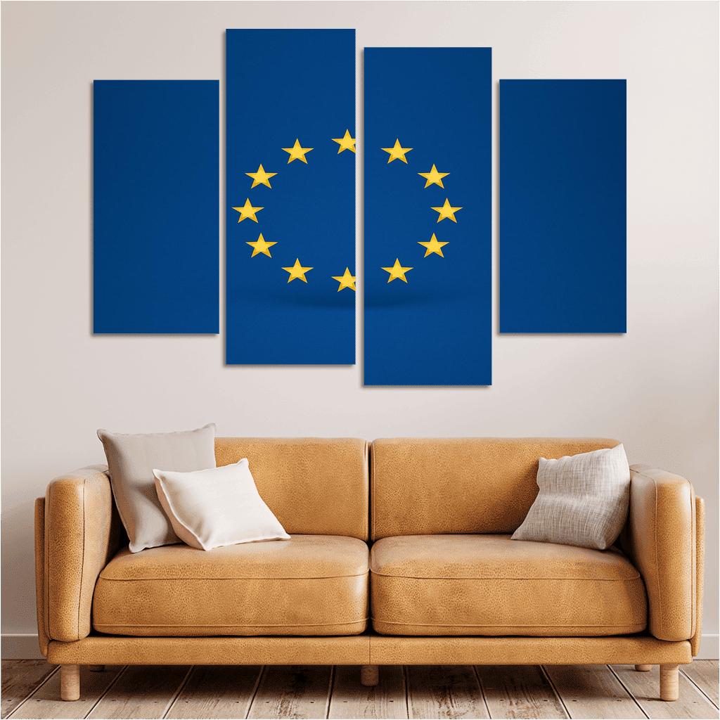 Circle Of Stars Unity canvas paintings frame