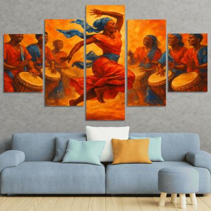 Sabar Pulse The West African Drum Dance Tradition modern paintings frame