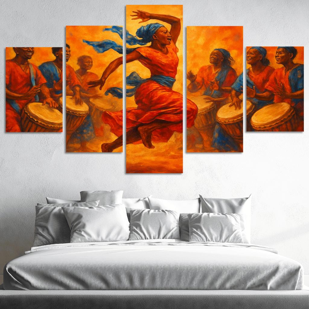 Sabar Pulse The West African Drum Dance Tradition modern paintings frame