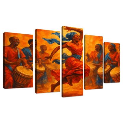 Sabar Pulse The West African Drum Dance Tradition modern paintings frame