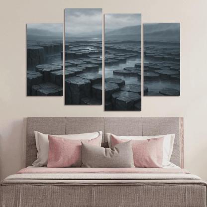 Rain Washed Basalt Plateau After A Summer Storm oil paintings frame