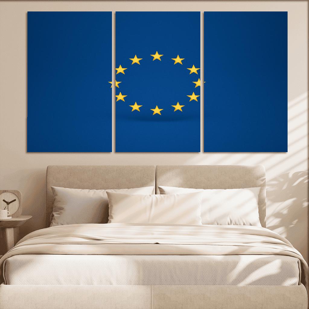 Circle Of Stars Unity canvas paintings frame