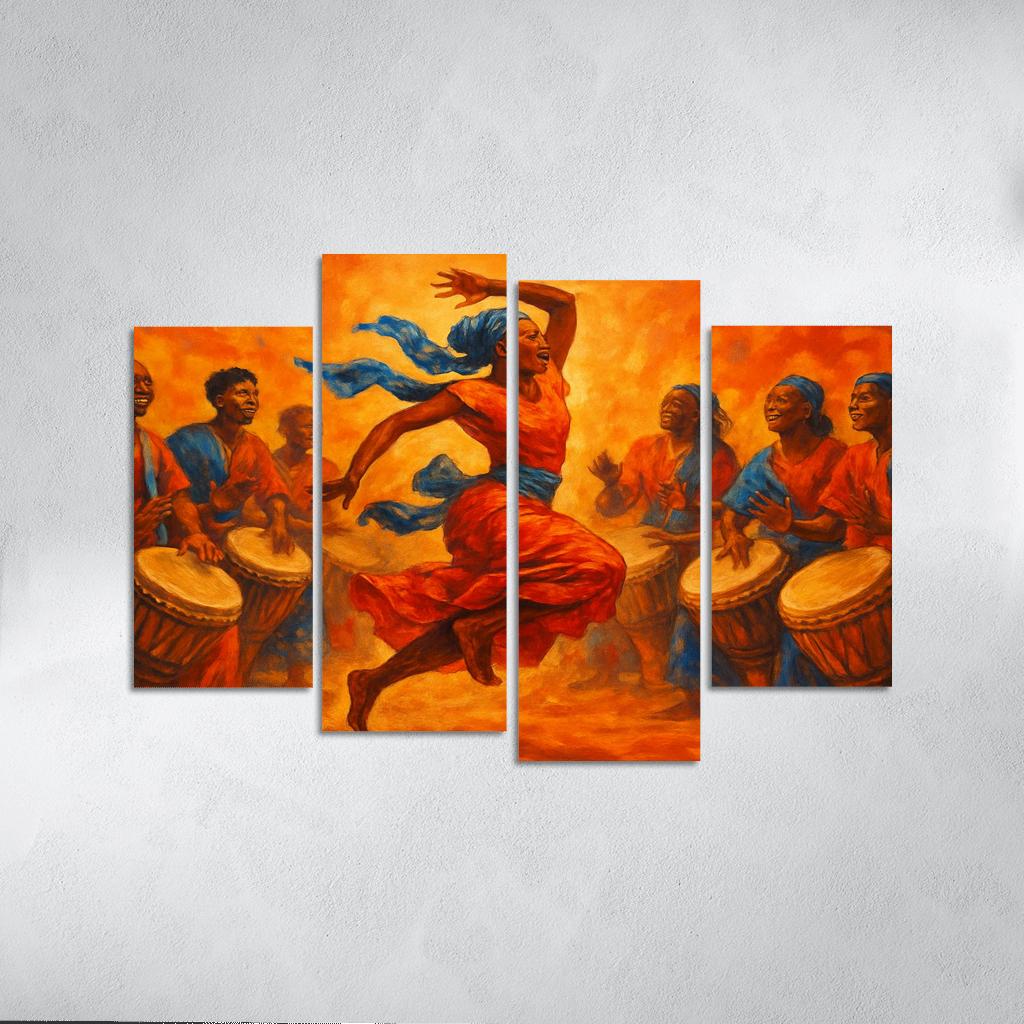 Sabar Pulse The West African Drum Dance Tradition modern paintings frame