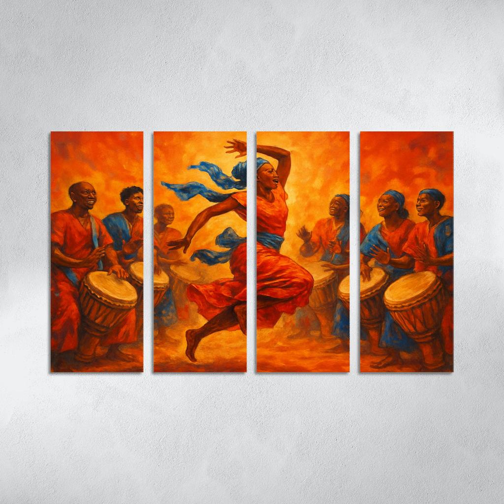 Sabar Pulse The West African Drum Dance Tradition modern paintings frame