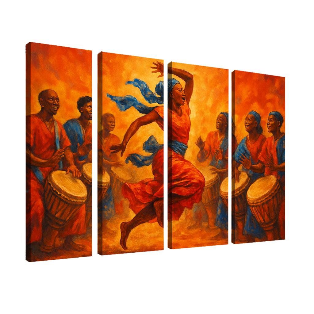 Sabar Pulse The West African Drum Dance Tradition modern paintings frame