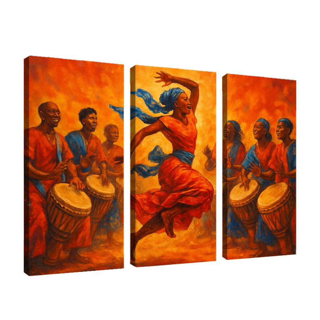 Sabar Pulse The West African Drum Dance Tradition modern paintings frame