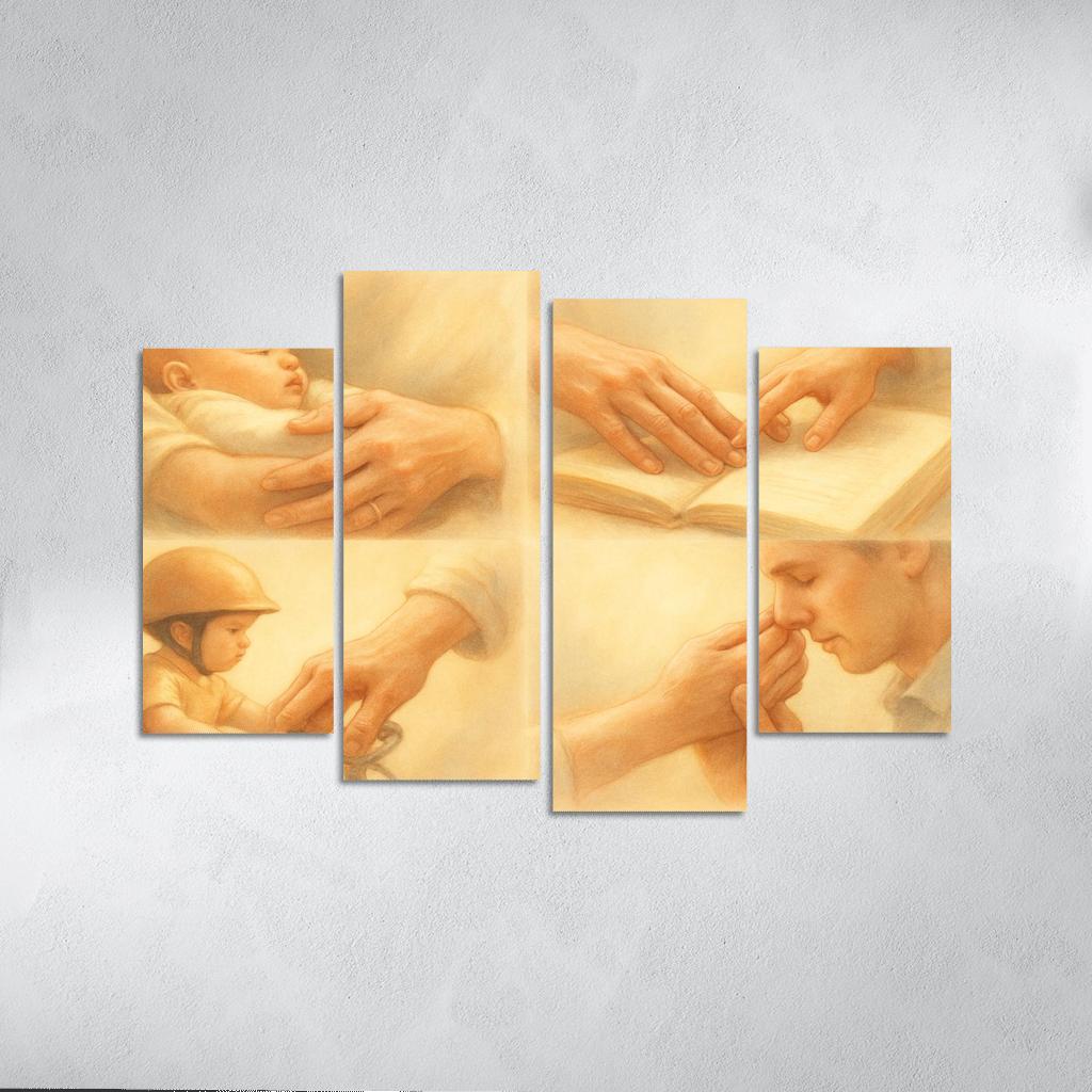 Her Hands Through The Years decor