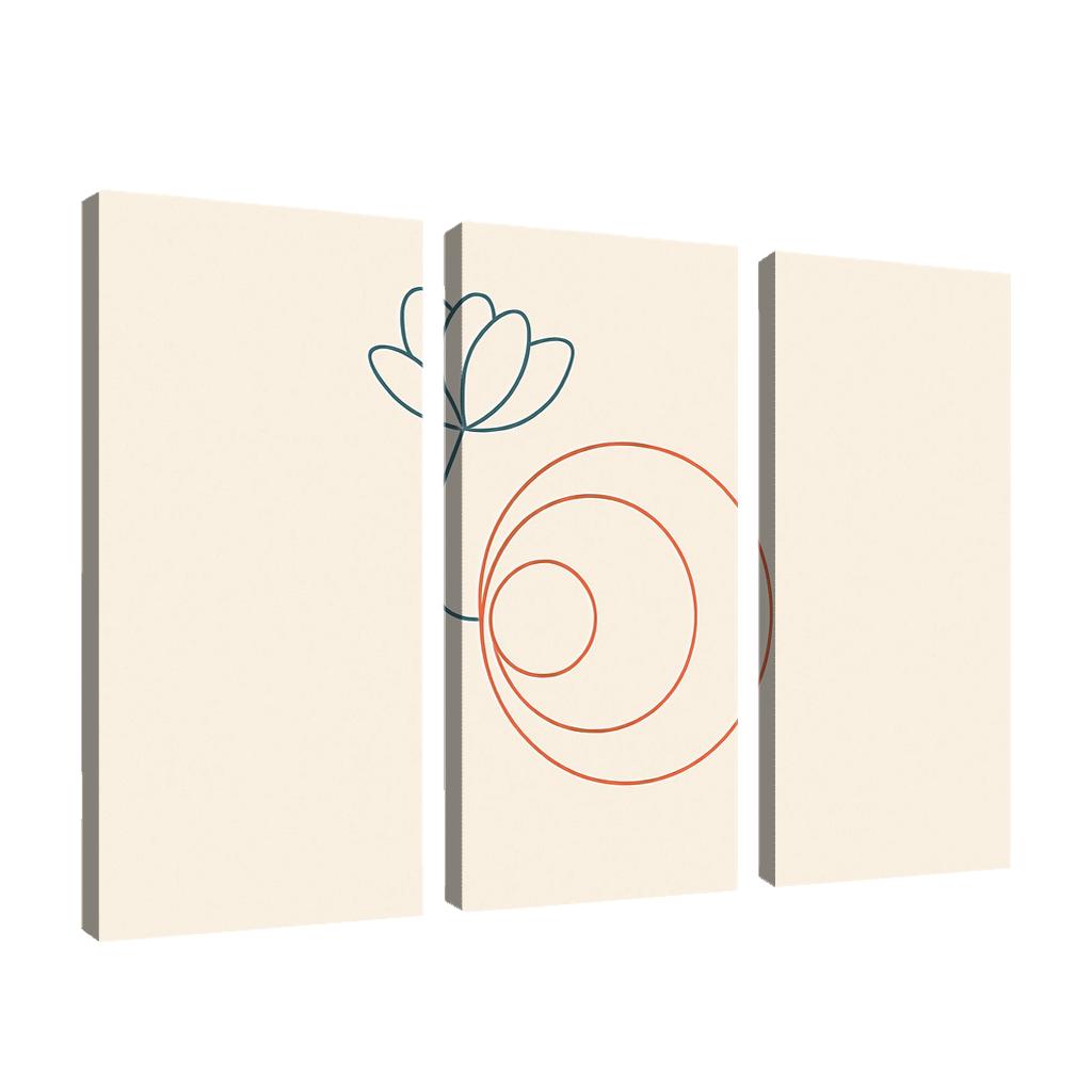 Whisper Of Orbit Lines canvas paintings frame