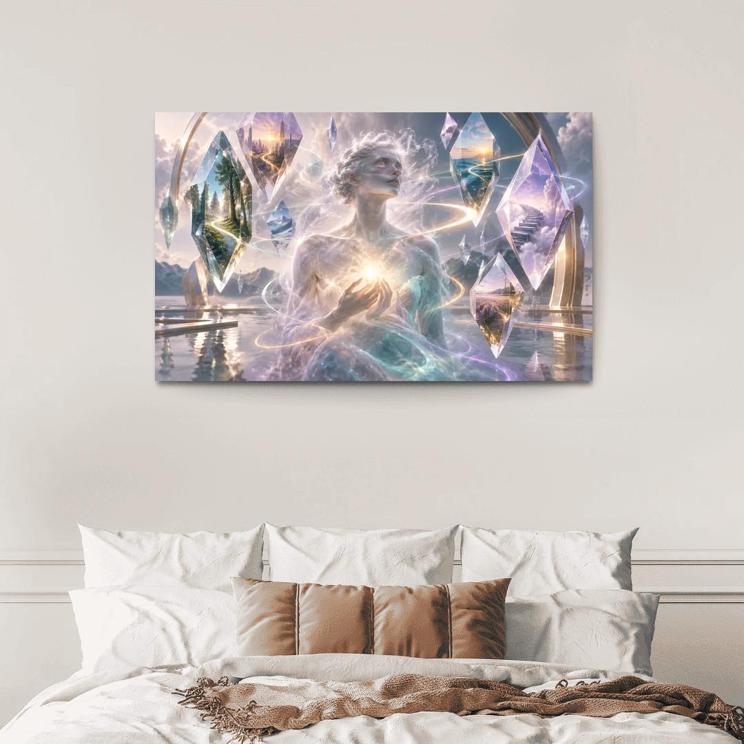 Prism Of Gentle Uncertainty multi-panel paintings [AI-a2316ab2-7f6b92b5c901]