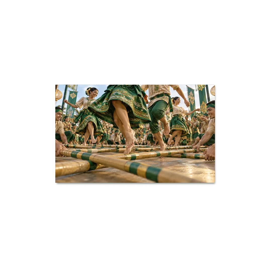 Tinikling Bamboo Rhythm Elegance art trends [AI-12659771-876bafdf6960]