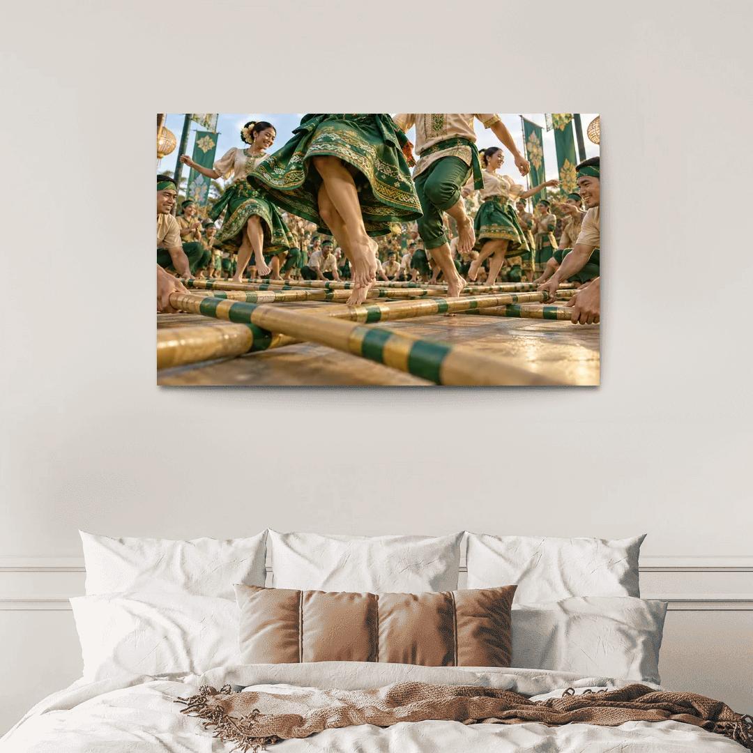 Tinikling Bamboo Rhythm Elegance art trends [AI-12659771-f4ac32c80515]