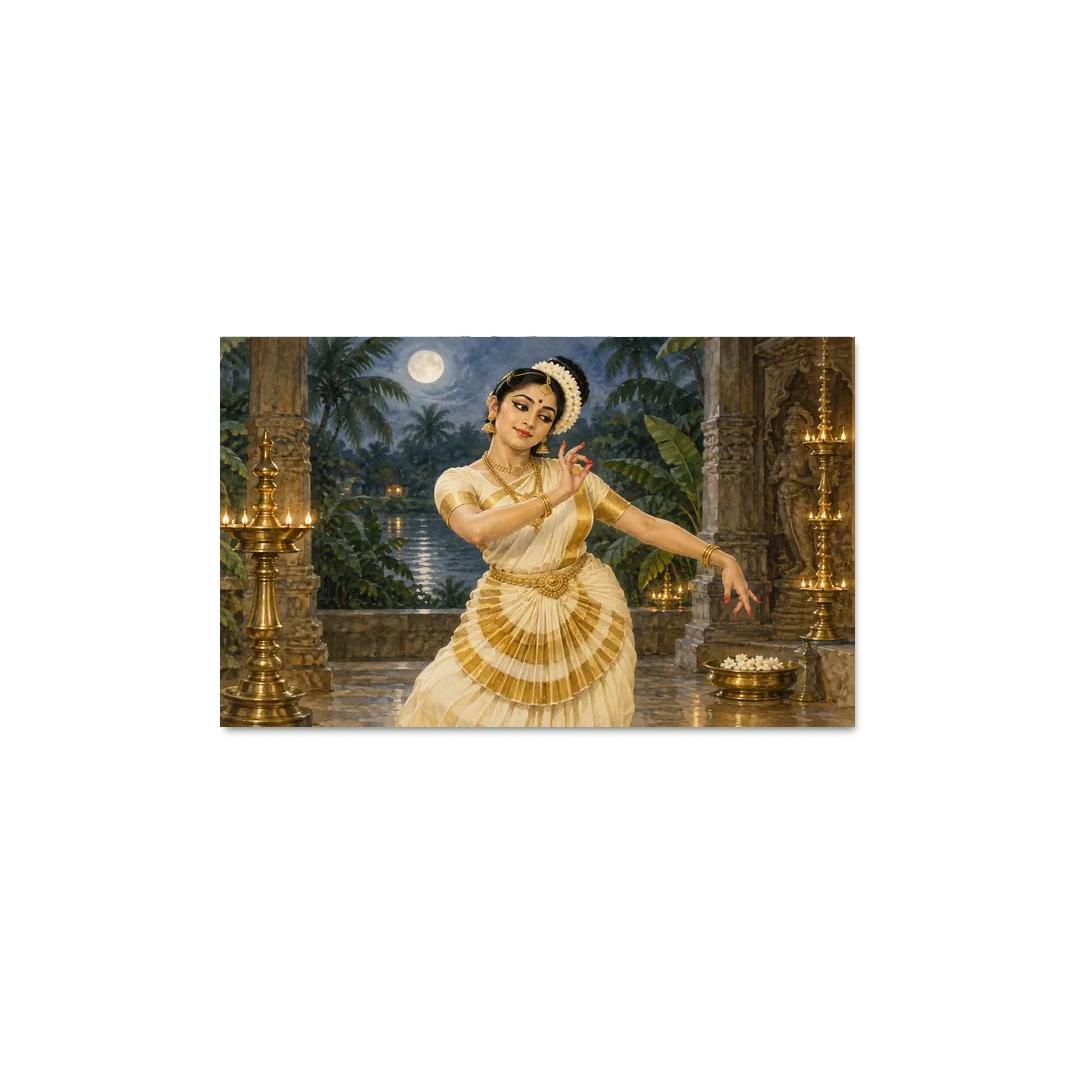 Mohiniyattam Moonlit Grace Of Lasya one-piece frames [AI-5d9e03b7-70ef088c1e3a]