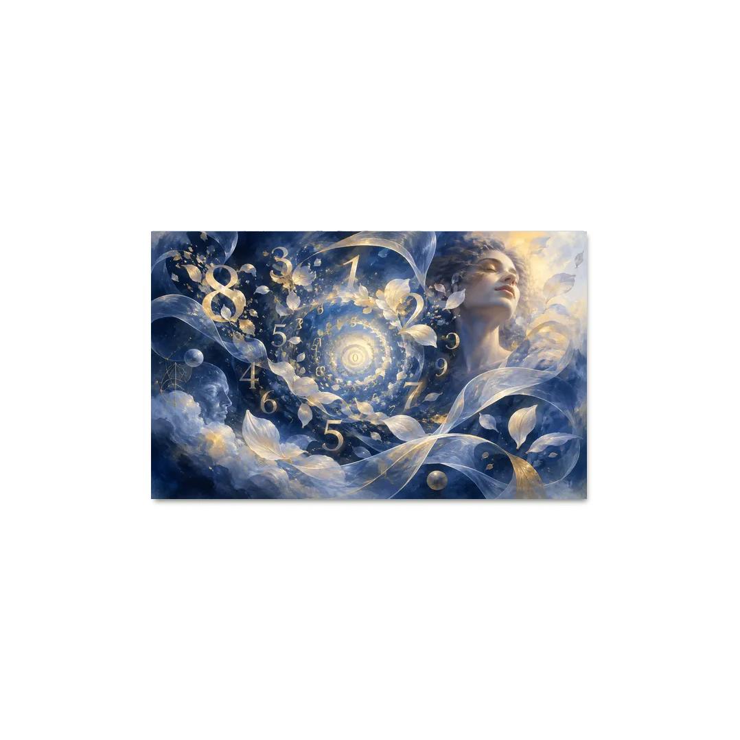 Cobalt Arithmetic Of Tender Awakening oil paintings frame [AI-730193c0-060bf829caa6]
