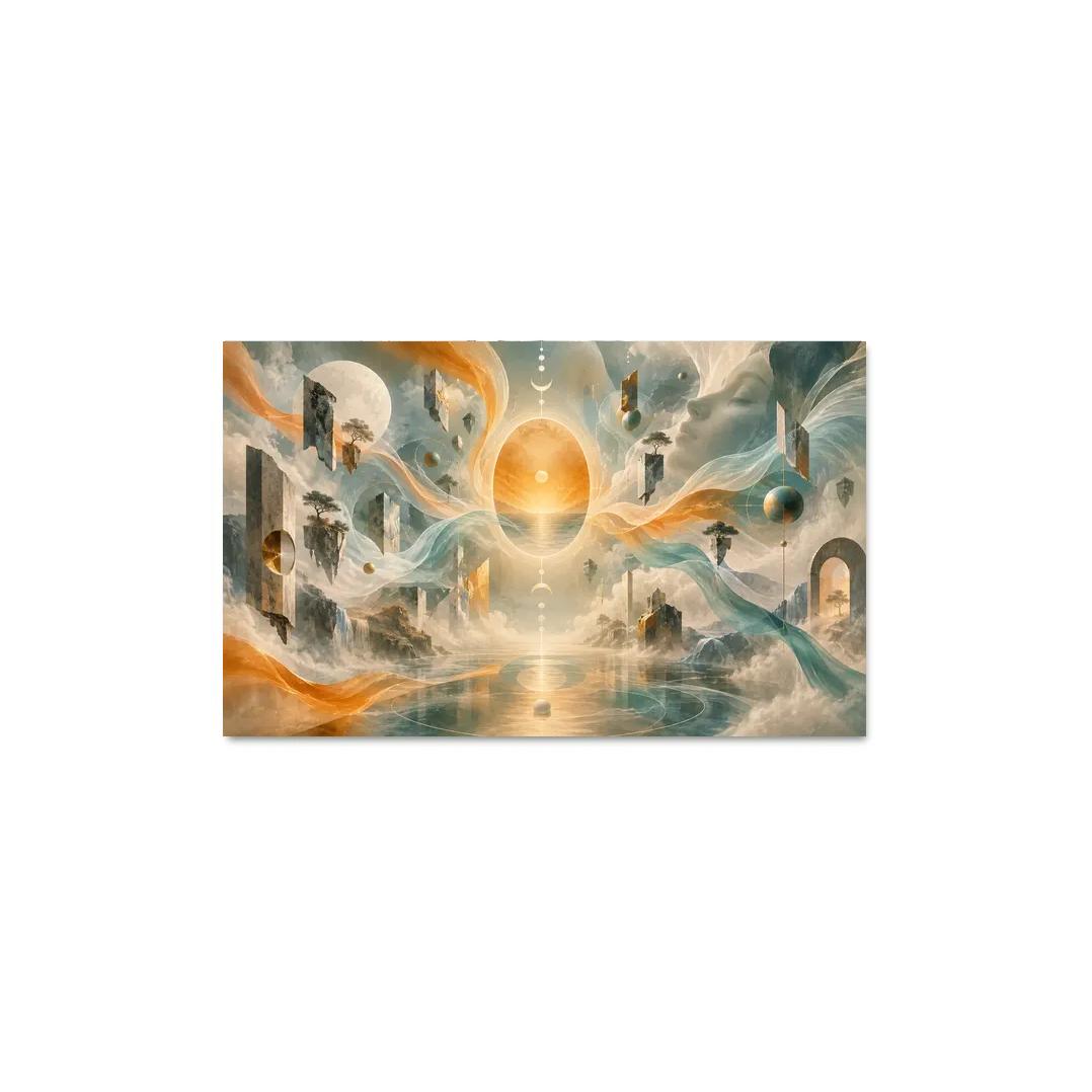 Saffron Dialect Of Inner Weather custom paintings frame [AI-5133bb59-bcc5e82f296c]