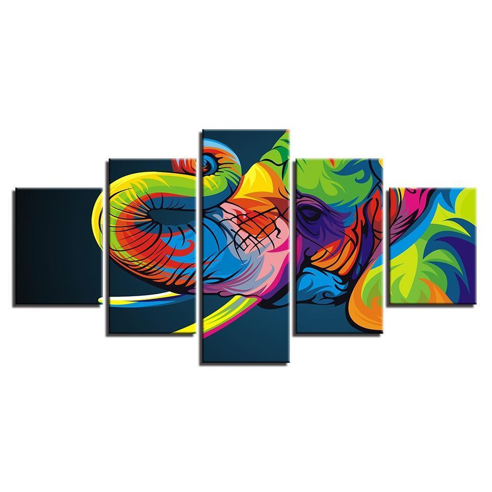 Colorful Whimsy Wall Art Collection-Original Frame