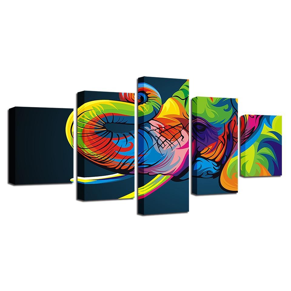 Colorful Whimsy Wall Art Collection-Original Frame