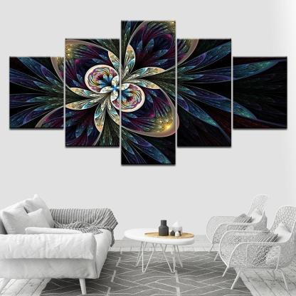 Still Life 5 Piece HD Multi Panel Canvas Wall Art Frame-Original Frame