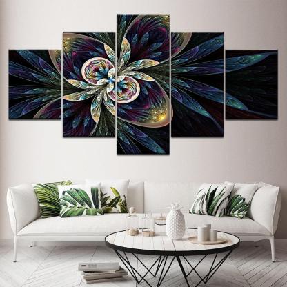 Still Life 5 Piece HD Multi Panel Canvas Wall Art Frame-Original Frame