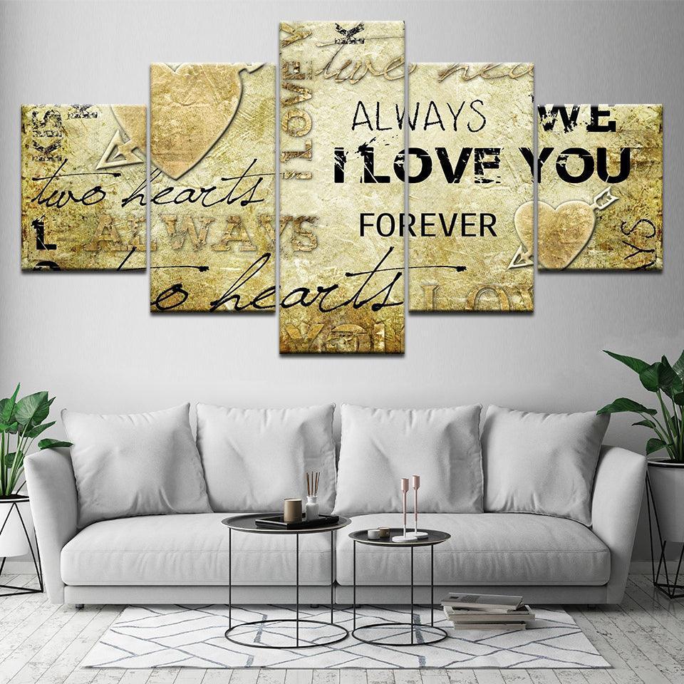 Art 5 Piece HD Multi Panel Canvas Wall Art Frame-Original Frame