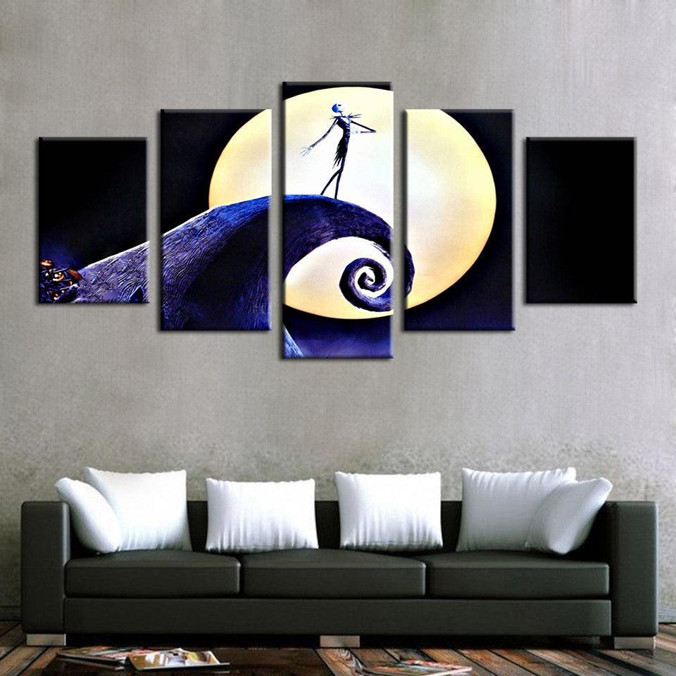The Nightmare 5 Piece HD Multi Panel Canvas Wall Art Frame-Original Frame