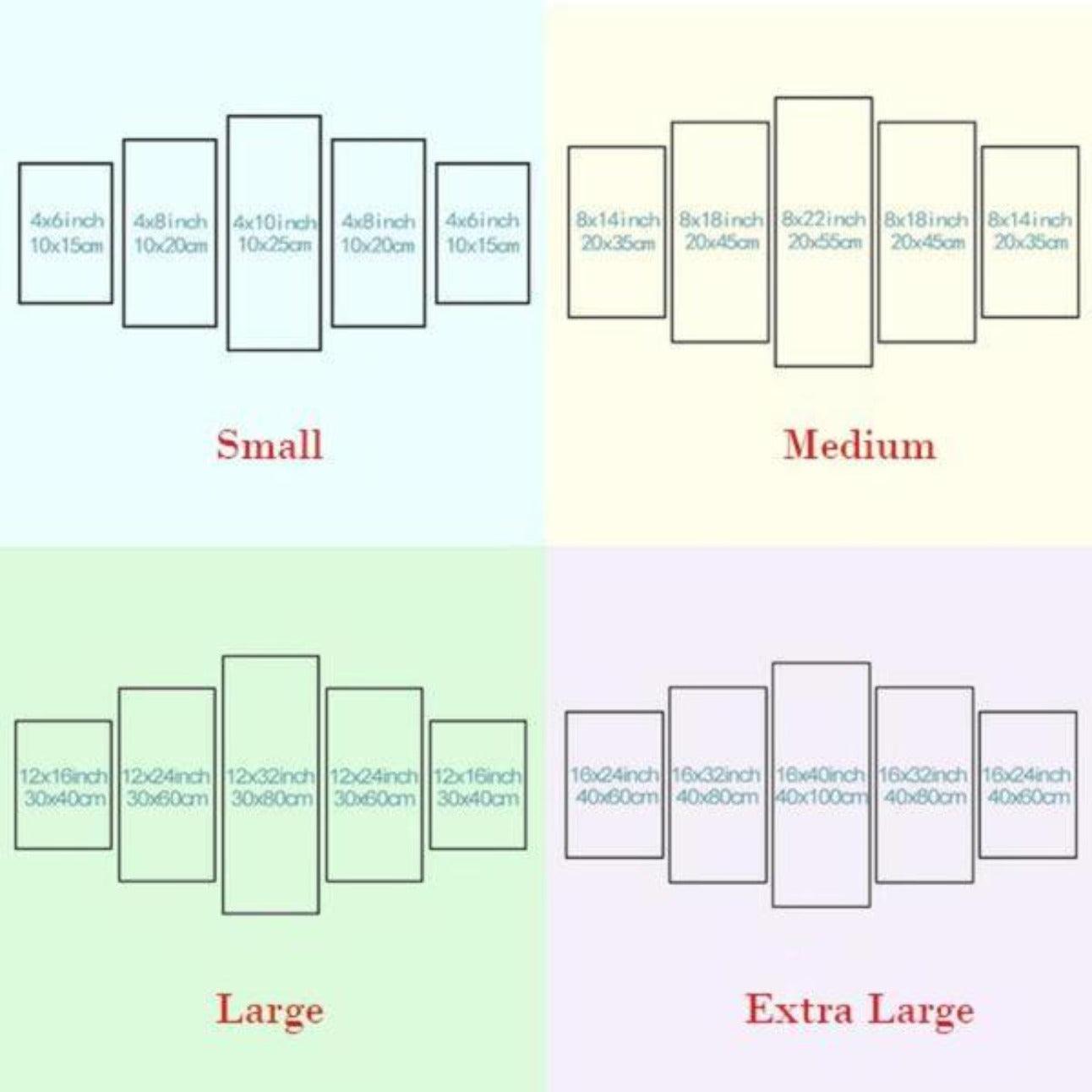 Les Miserables 5 Piece HD Multi Panel Canvas Wall Art Frame-Original Frame