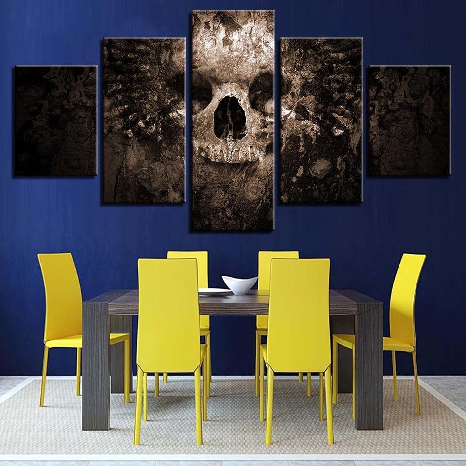 5 Piece HD Classical Multi Panel Canvas Wall Art Frame-Original Frame