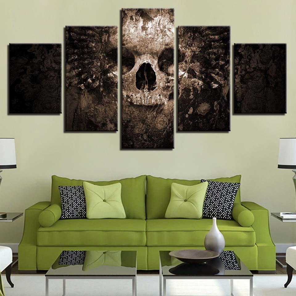 5 Piece HD Classical Multi Panel Canvas Wall Art Frame-Original Frame