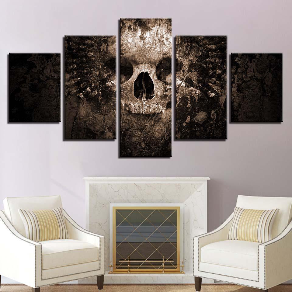 5 Piece HD Classical Multi Panel Canvas Wall Art Frame-Original Frame