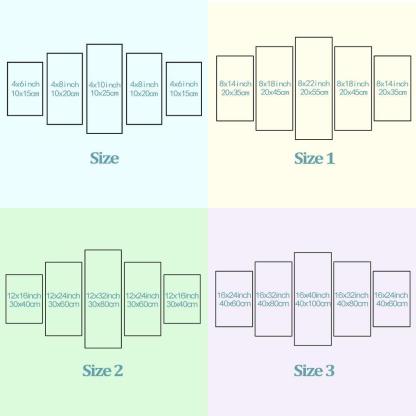 Islamic Mosque Ramadan 5 Piece HD Multi Panel Canvas Wall Art Frame-Original Frame