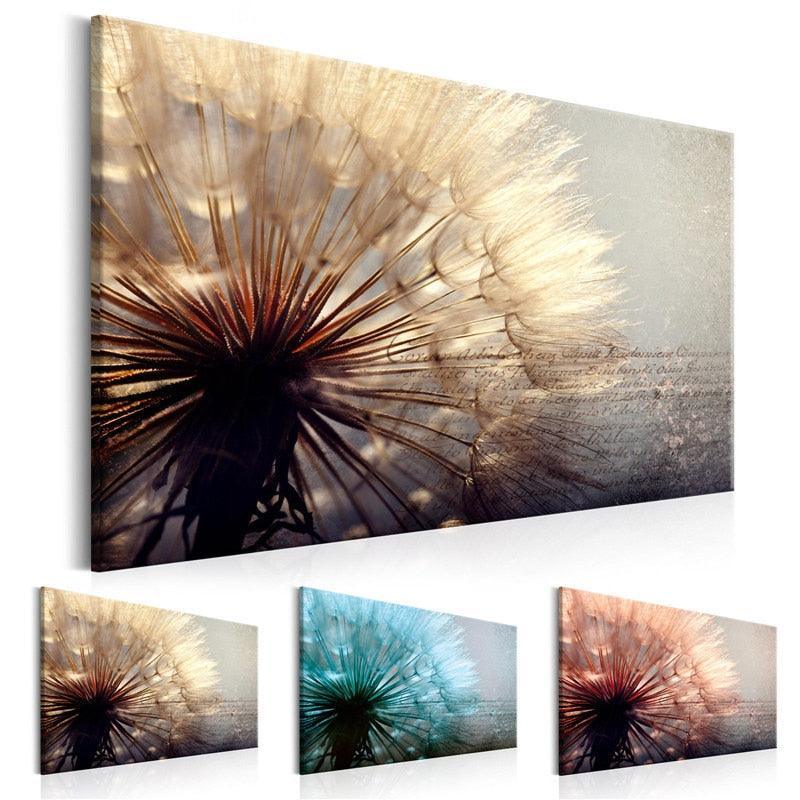 Living Room Wall Art 1 Piece Beautiful Dandelion Flowers-Original Frame