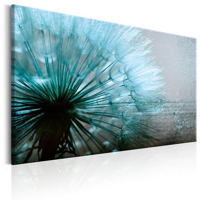Living Room Wall Art 1 Piece Beautiful Dandelion Flowers-Original Frame