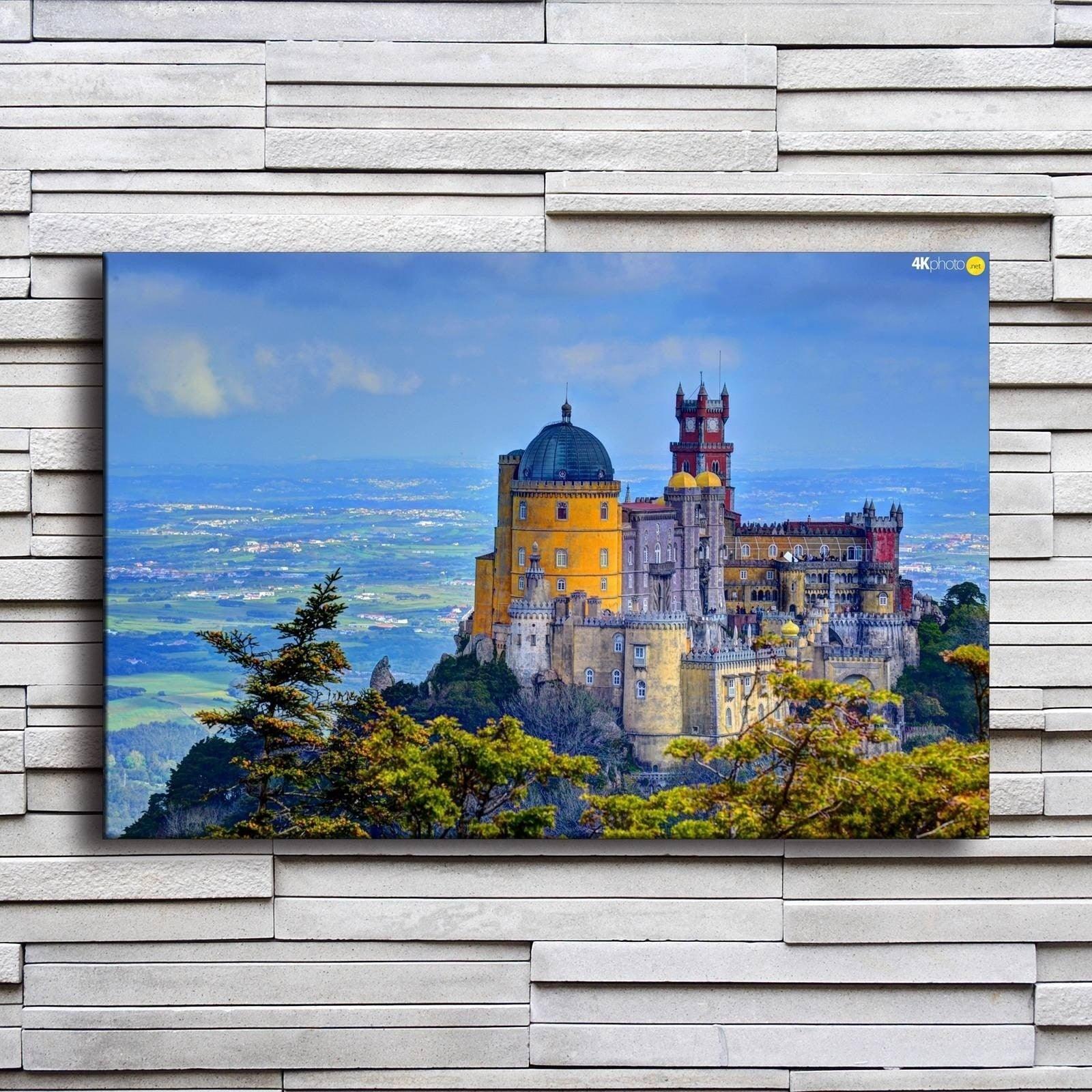 Palacio Da Pena National Palace 1 Piece HD Multi Panel Canvas Wall Art Frame-Original Frame