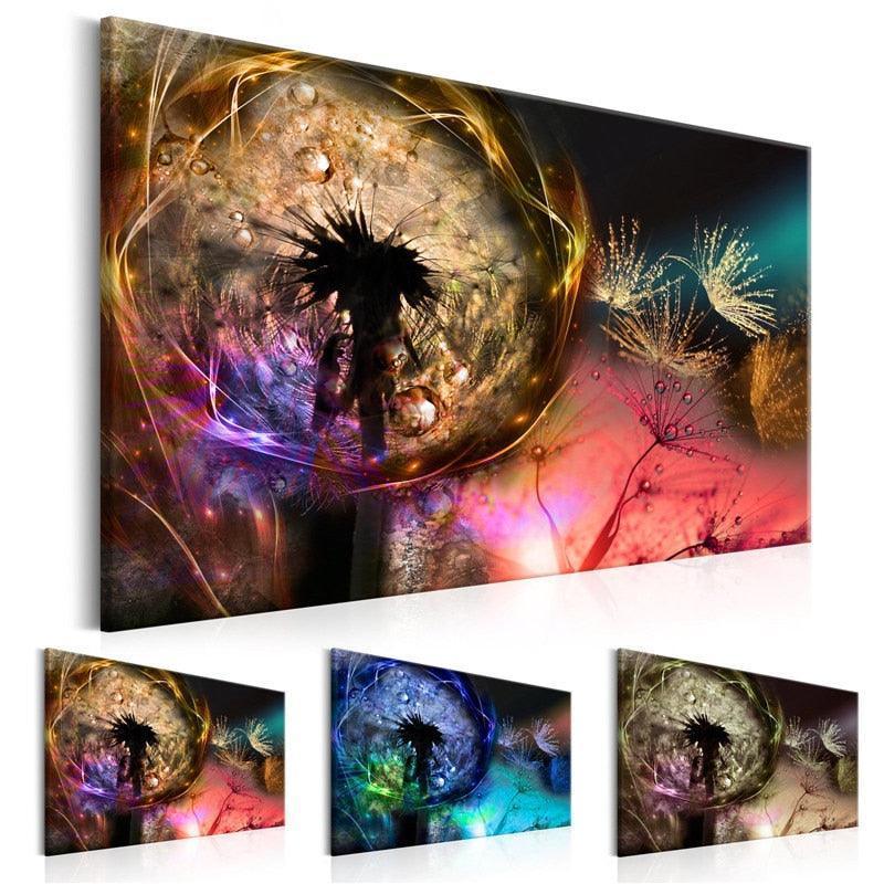Beautiful Colorful Jellyfish 1 Piece HD Multi Panel Canvas Wall Art Frame-Original Frame