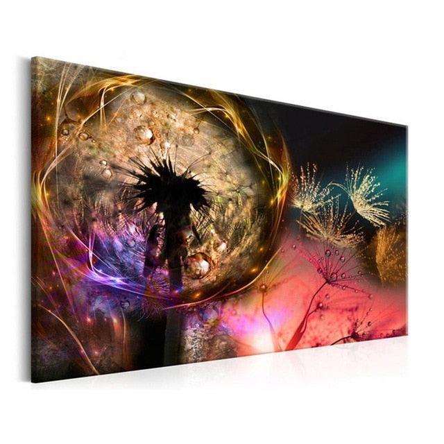 Beautiful Colorful Jellyfish 1 Piece HD Multi Panel Canvas Wall Art Frame-Original Frame