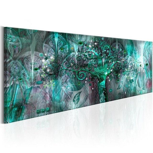 Magic Flowers 1 Piece HD Multi Panel Canvas Wall Art Frame-Original Frame