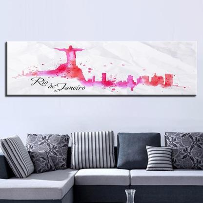 Rio De Janeiro 1 Piece HD Multi Panel Canvas Wall Art Frame-Original Frame