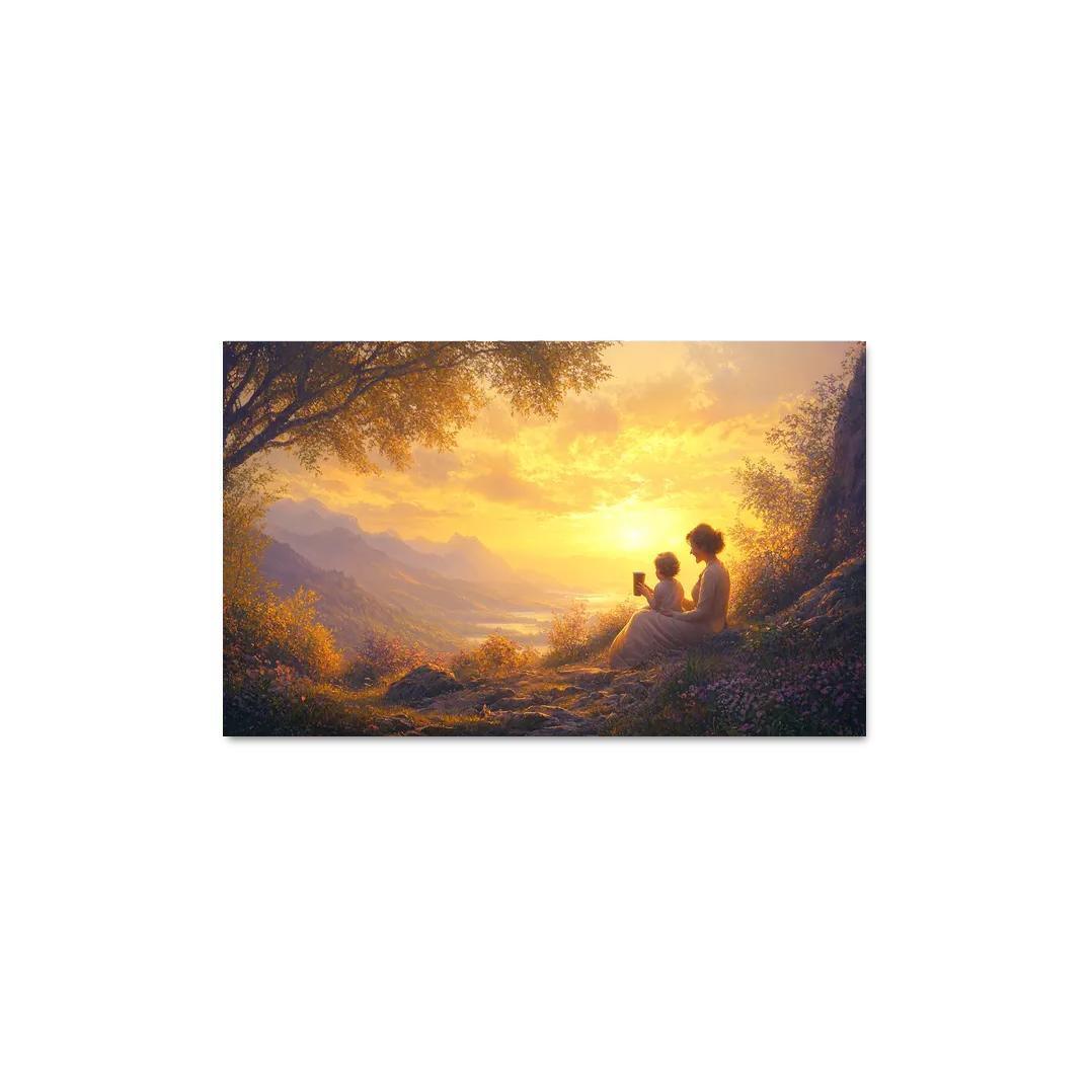 Sunrise Moments The Dawn Of Love Custom Paintings Frame