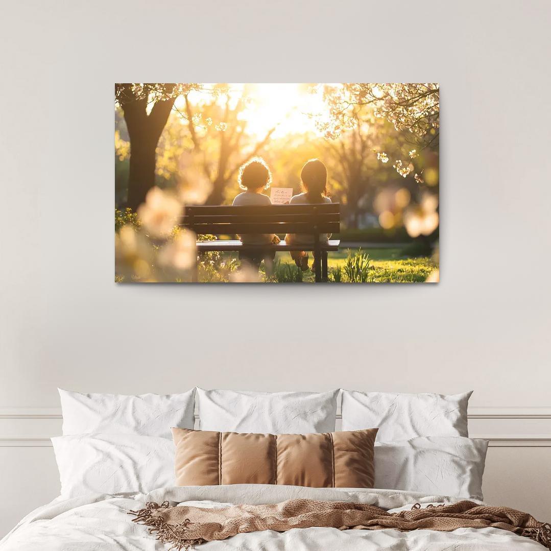 The Love That Transcends Time A Mother's Heart Canvas Paintings Frame