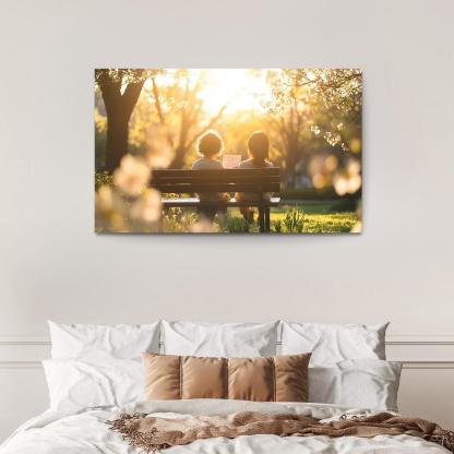 The Love That Transcends Time A Mother's Heart Canvas Paintings Frame