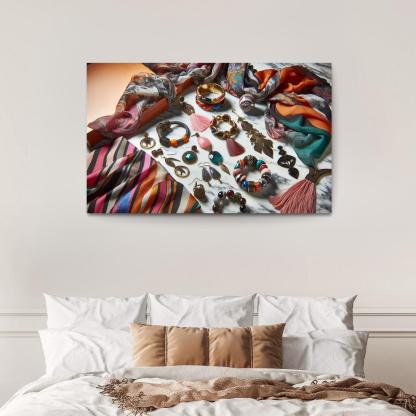 Artistic Accessories Statement Pieces 1 Piece HD Canvas Wall Art-Original Frame