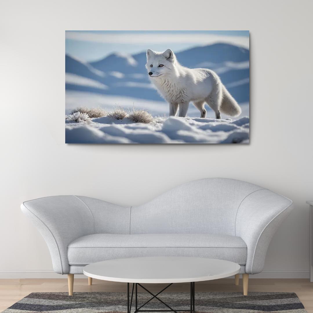 The Charming Arctic Fox Multi-panel Paintings