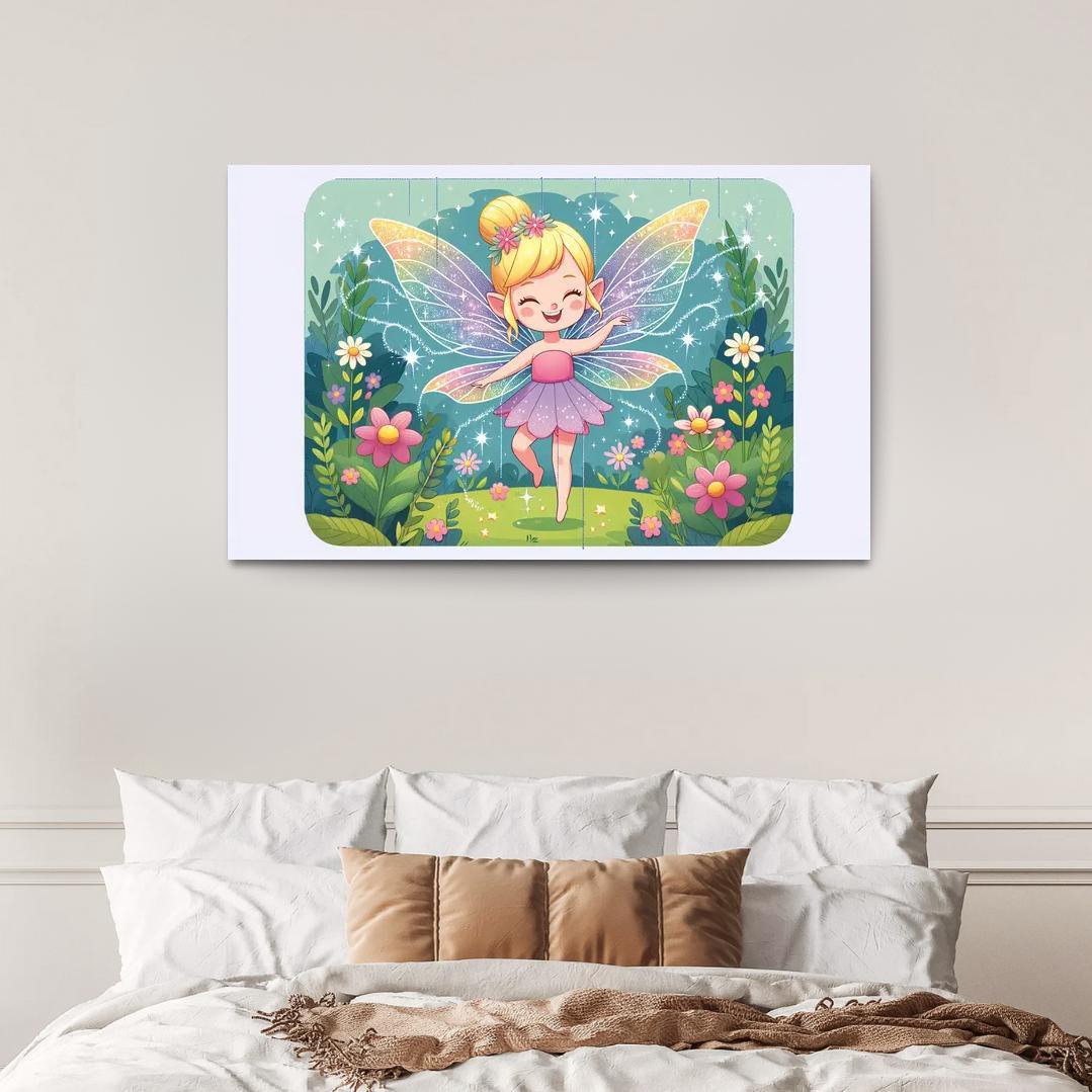 Fun Fairy - Magical Friend Framed Paintings