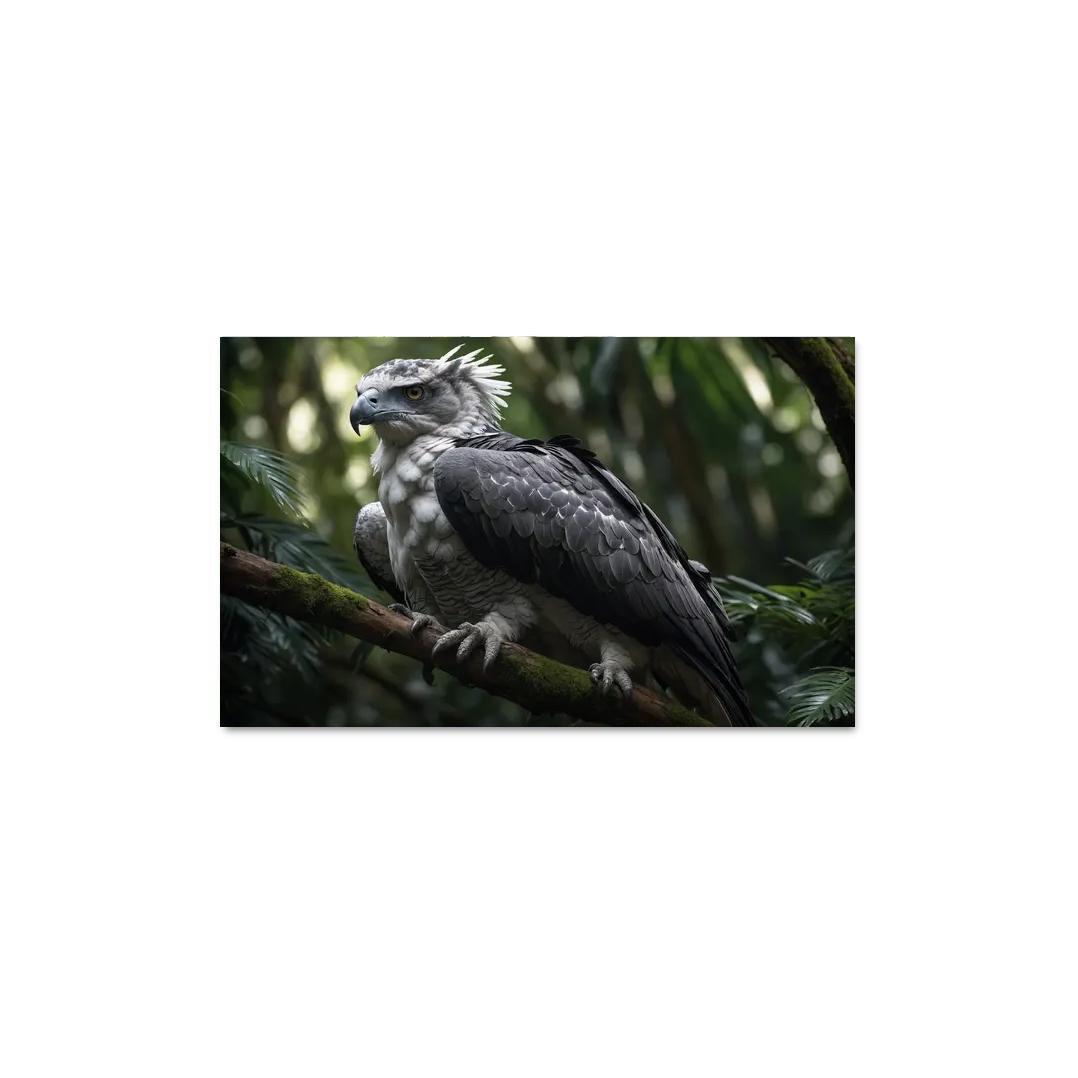 The Enchanting Harpy Eagle Ruler Of The Rainforest Canvas Paintings Frame