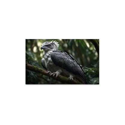 The Enchanting Harpy Eagle Ruler Of The Rainforest Canvas Paintings Frame