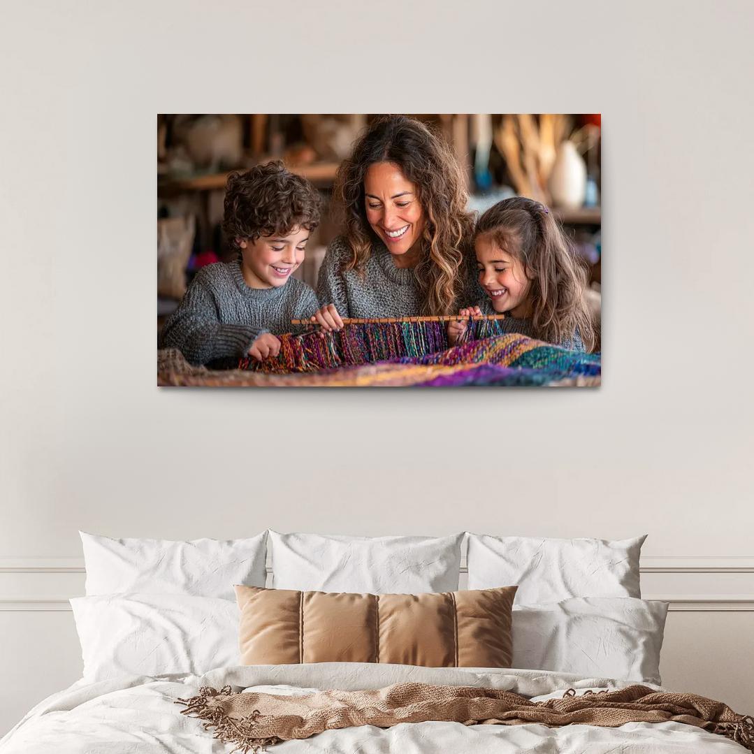 Woven With Love A Mothers Heartfelt Story Canvas Paintings Frame